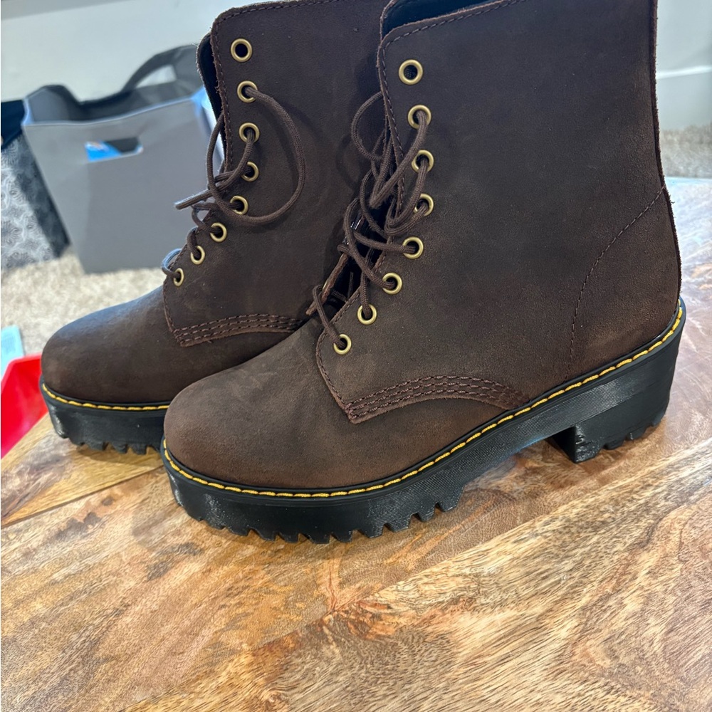 Dr. Martens Chocolate Lace-Up Boots